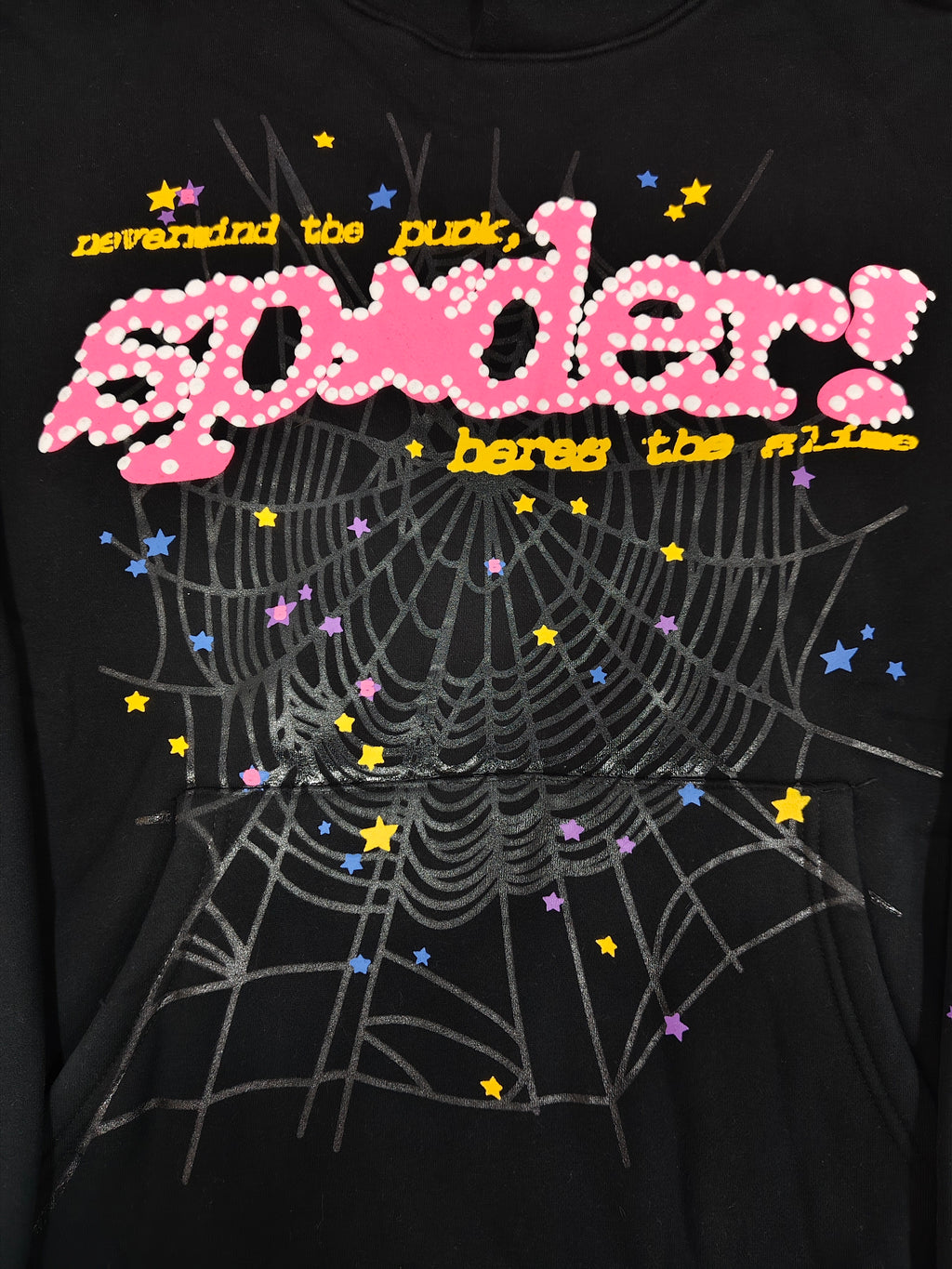Sp5der P*nk V2 Hoodie 'Black' 1:1