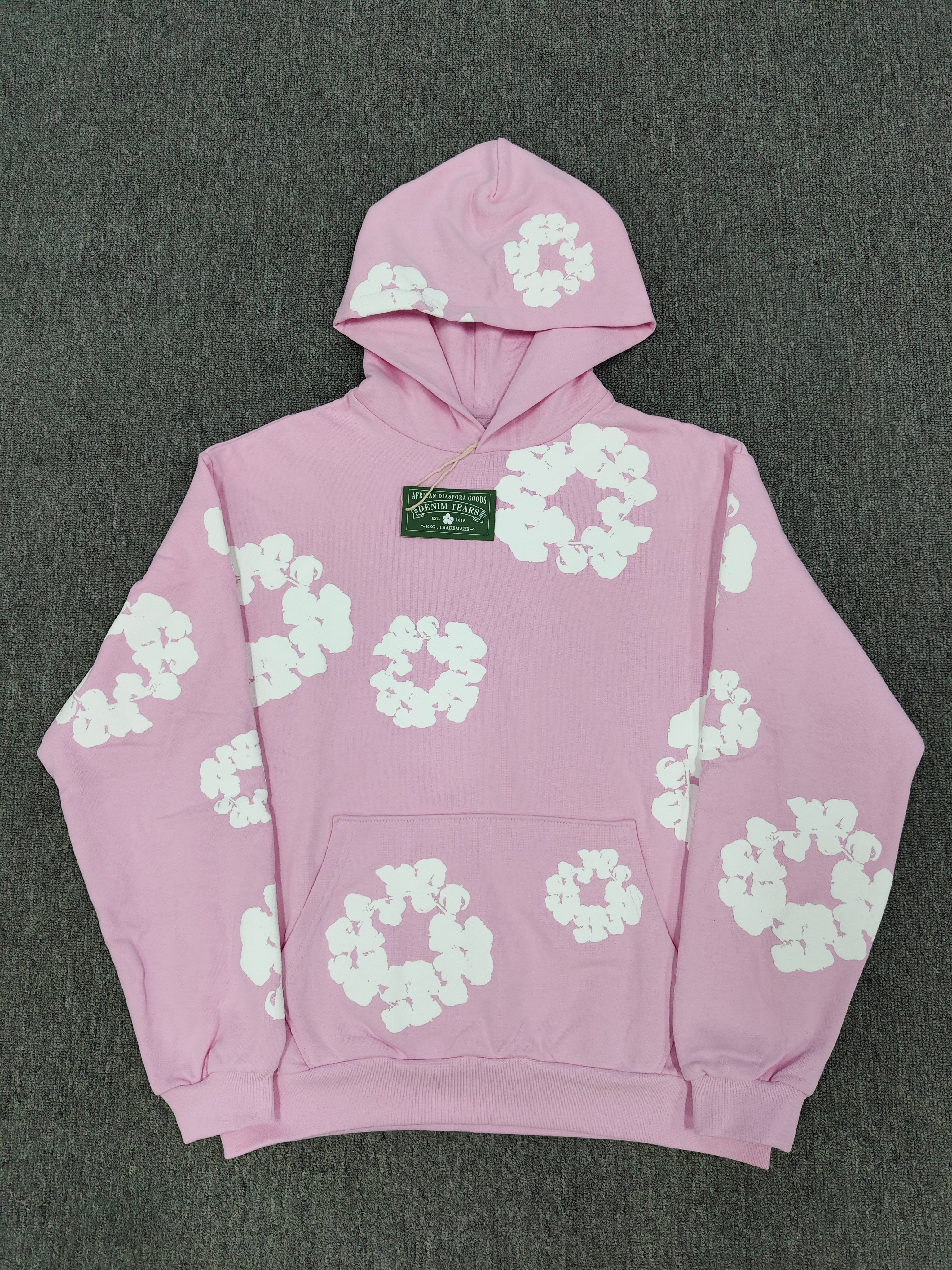Denim Tears The Cotton Wreath Sweatshirt 'Pink' 1:1