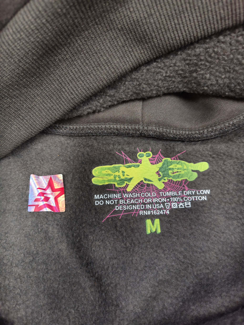Sp5der Wait Web Hoodie 1:1