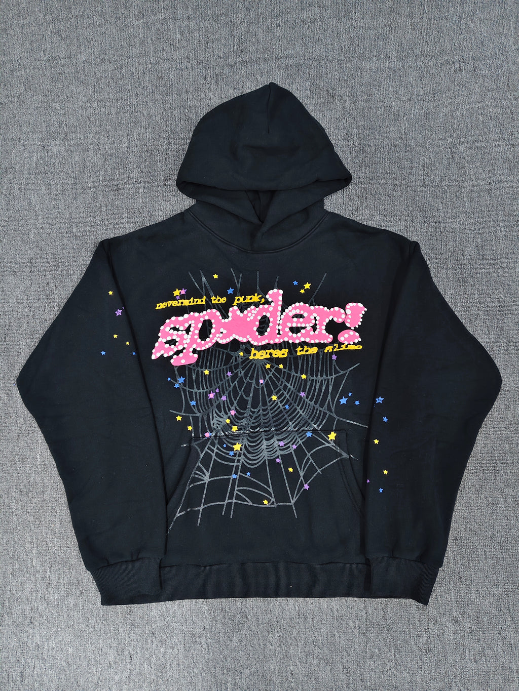 Sp5der P*nk V2 Hoodie 'Black' 1:1