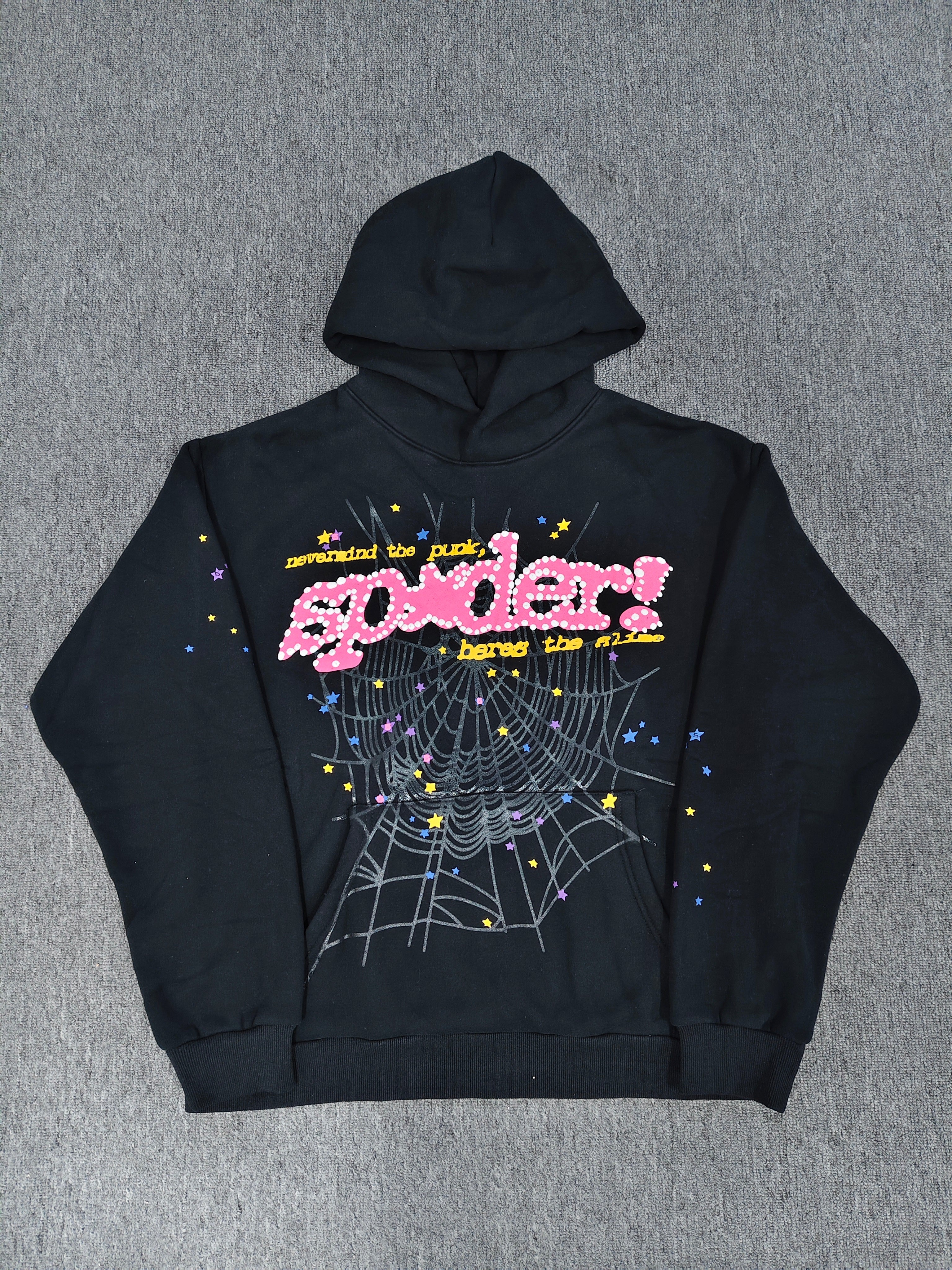 Sp5der P*nk V2 Hoodie 'Black' 1:1