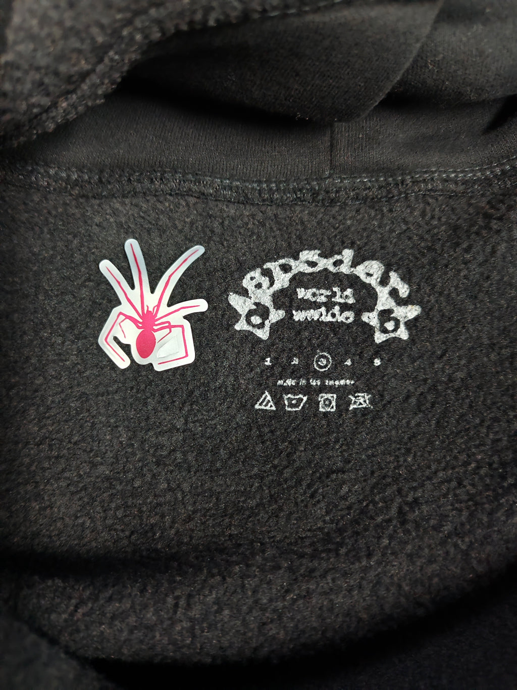 Sp5der P*nk V2 Hoodie 'Black' 1:1